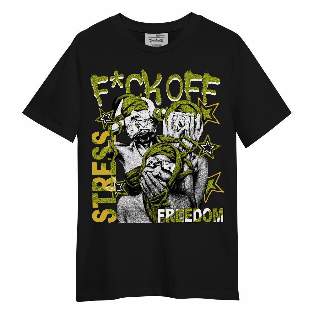 Shirt To Match Dunk Low QS Halloween Skull - Fck Off Stress Freedom Unisex Shirt