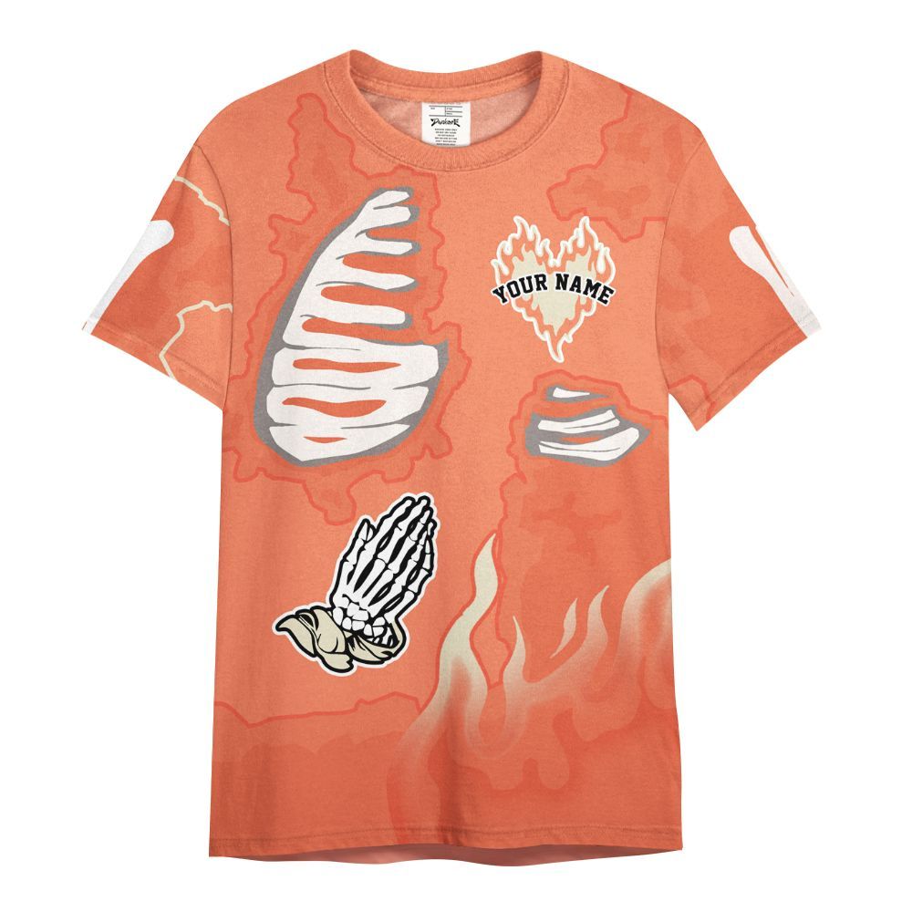 Shirt To Match DJ Khaled Crimson Bliss 5s - Dislike Us Graphic Burning Custom Name All Over Print