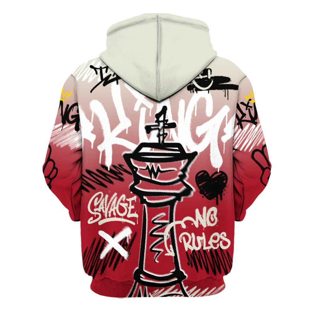 Hoodie To Match 2025 High OG Cinnabar 1s - Street King Chess Streetwear All Over Print