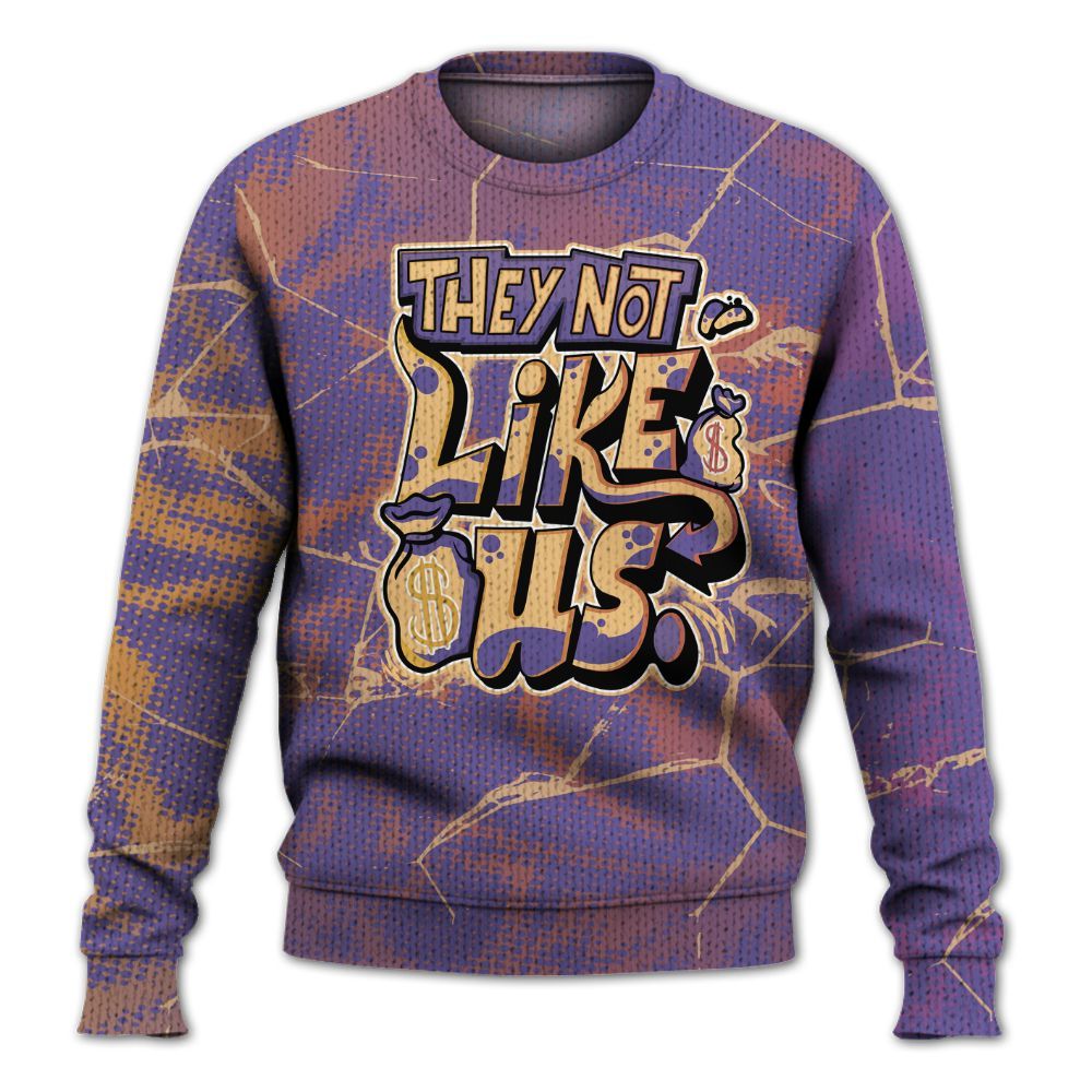 Knitted Sweater To Match Book Sunset 1s - Dislike Us Graphic