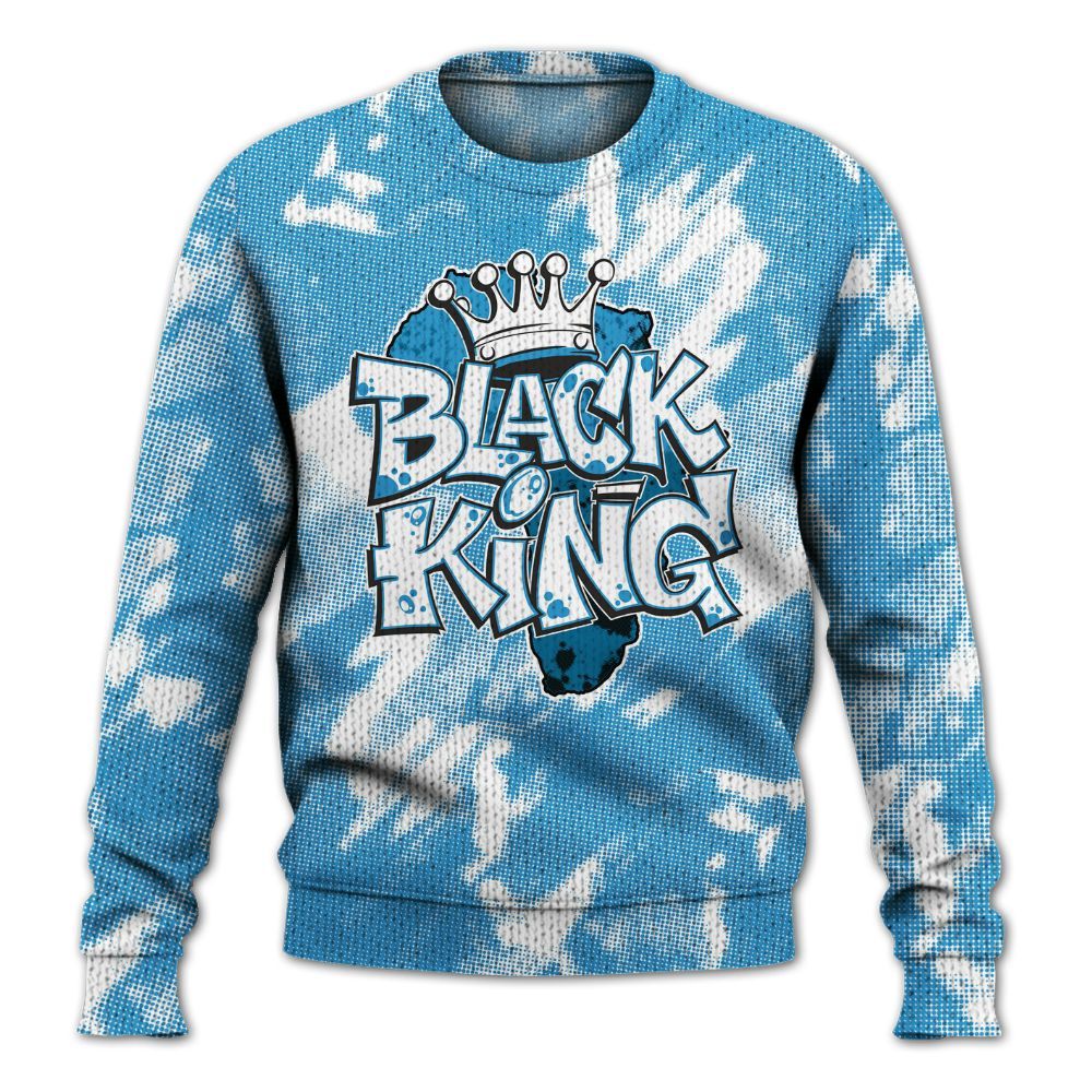 Knitted Sweater To Match Powder Blue 9s - B-King Shirt Unisex Oufit