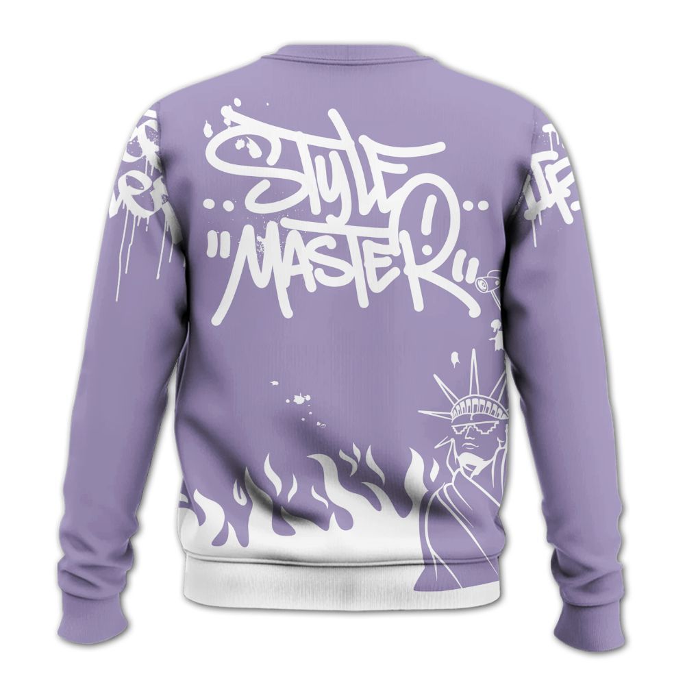 Sweatshirt To Match Low Pure Violet 11s - Graphic Fck Around Find Out All Over Print
