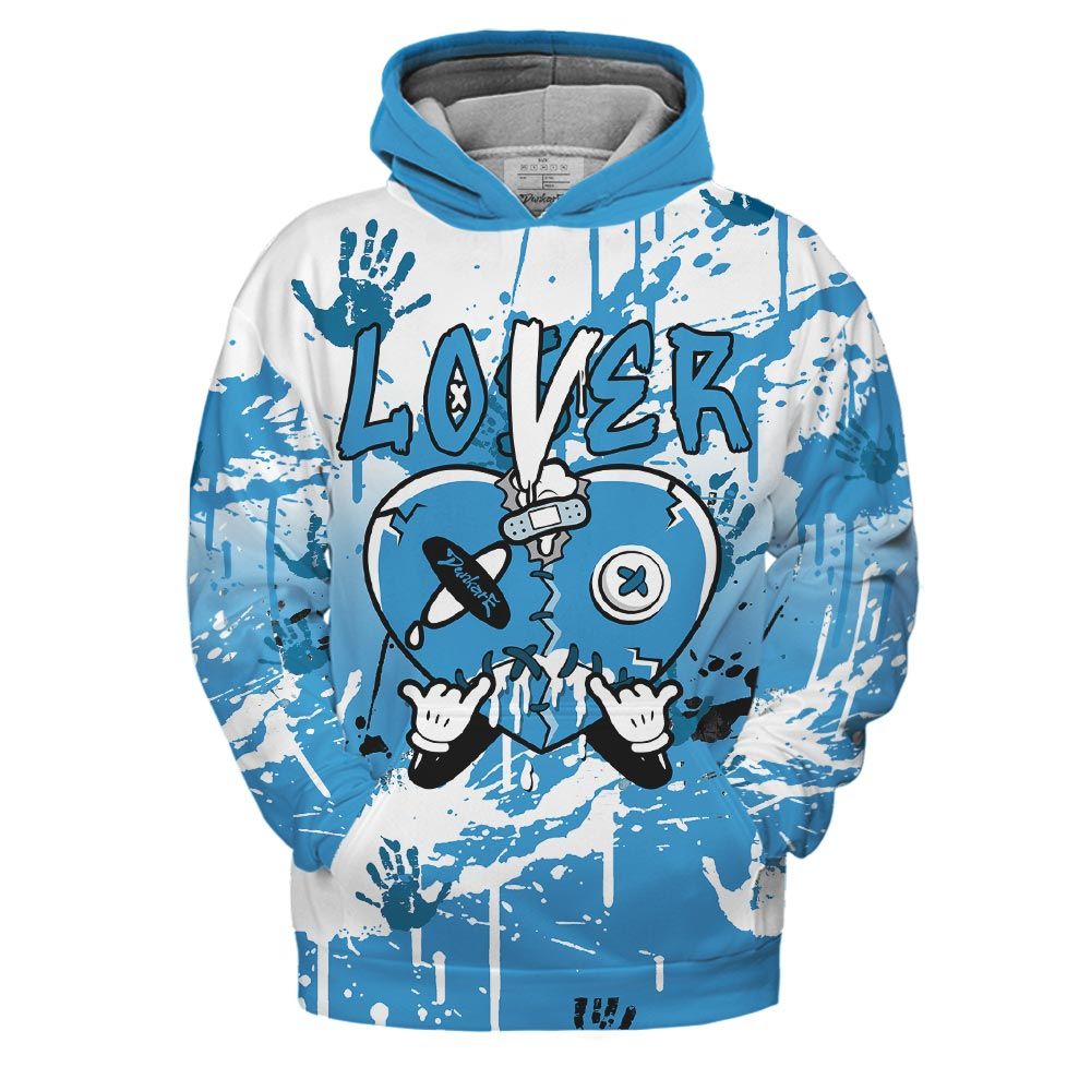 Hoodie To Match Powder Blue 9s Hoodie, Loser Lover Drip Heart Hoodie Outfit 903 NCT