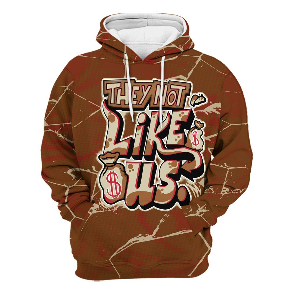 Hoodie To Match Archaeo Brown 5s - Dislike Us Graphic All Over Print