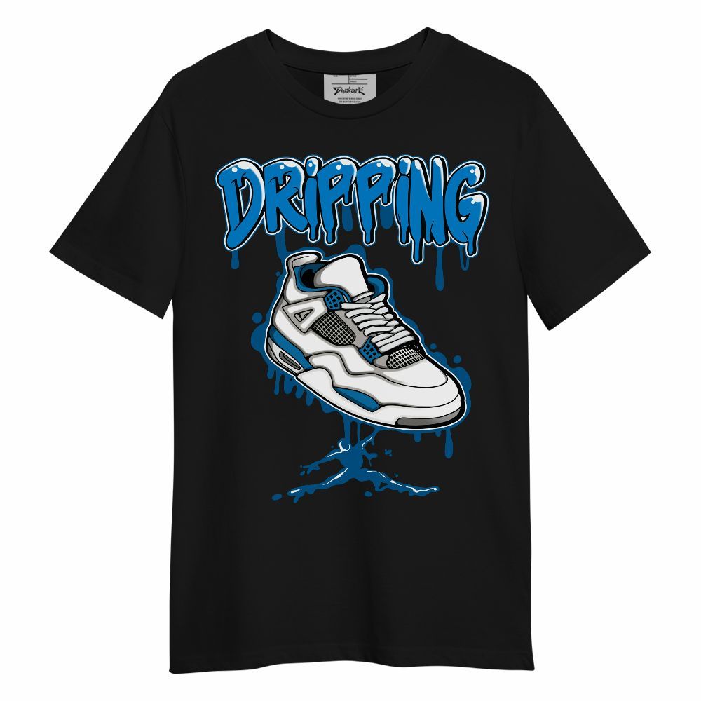 Shirt To Match Industrial Blue 4s - Dripping Shoe 4S Graphic Unisex Shirt