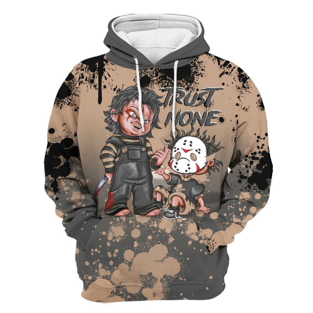 Hoodie To Match Kobe 9 EM Mamba - Trust No One Scary All Over Print