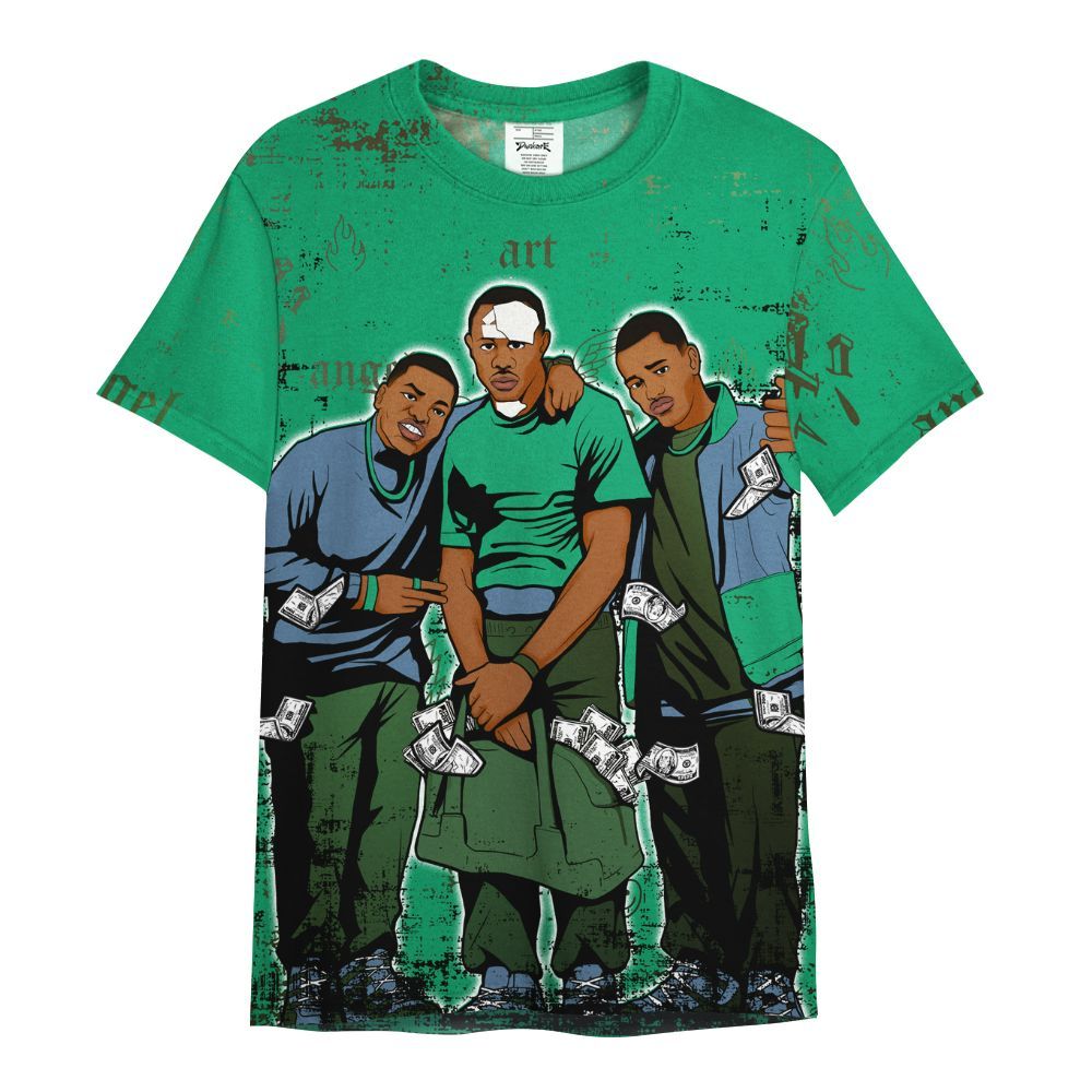 Shirt To Match Foamposite Pro Pine Green 2025 - Paid In Full Money All Over Print