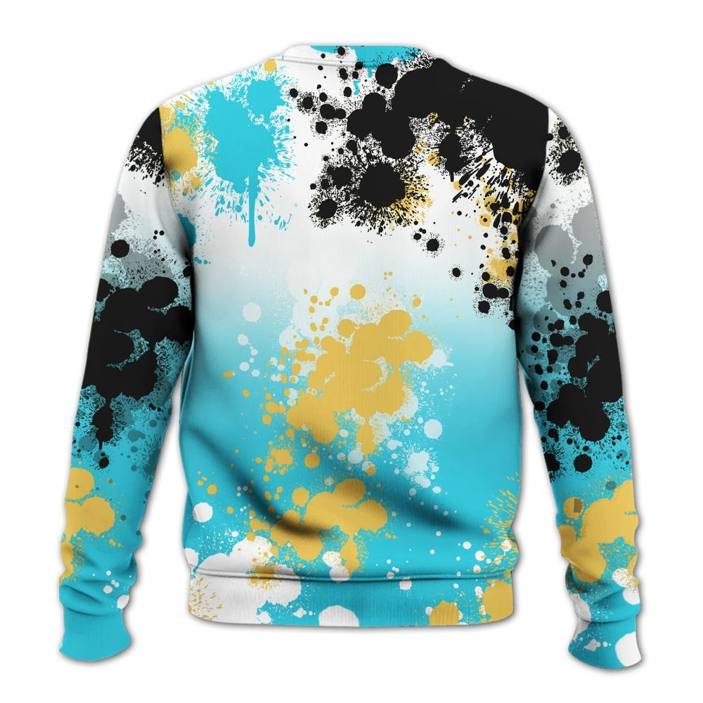Sweatshirt To Match Retro Gamma Blue 11s - Trust No One Scary All Over Print