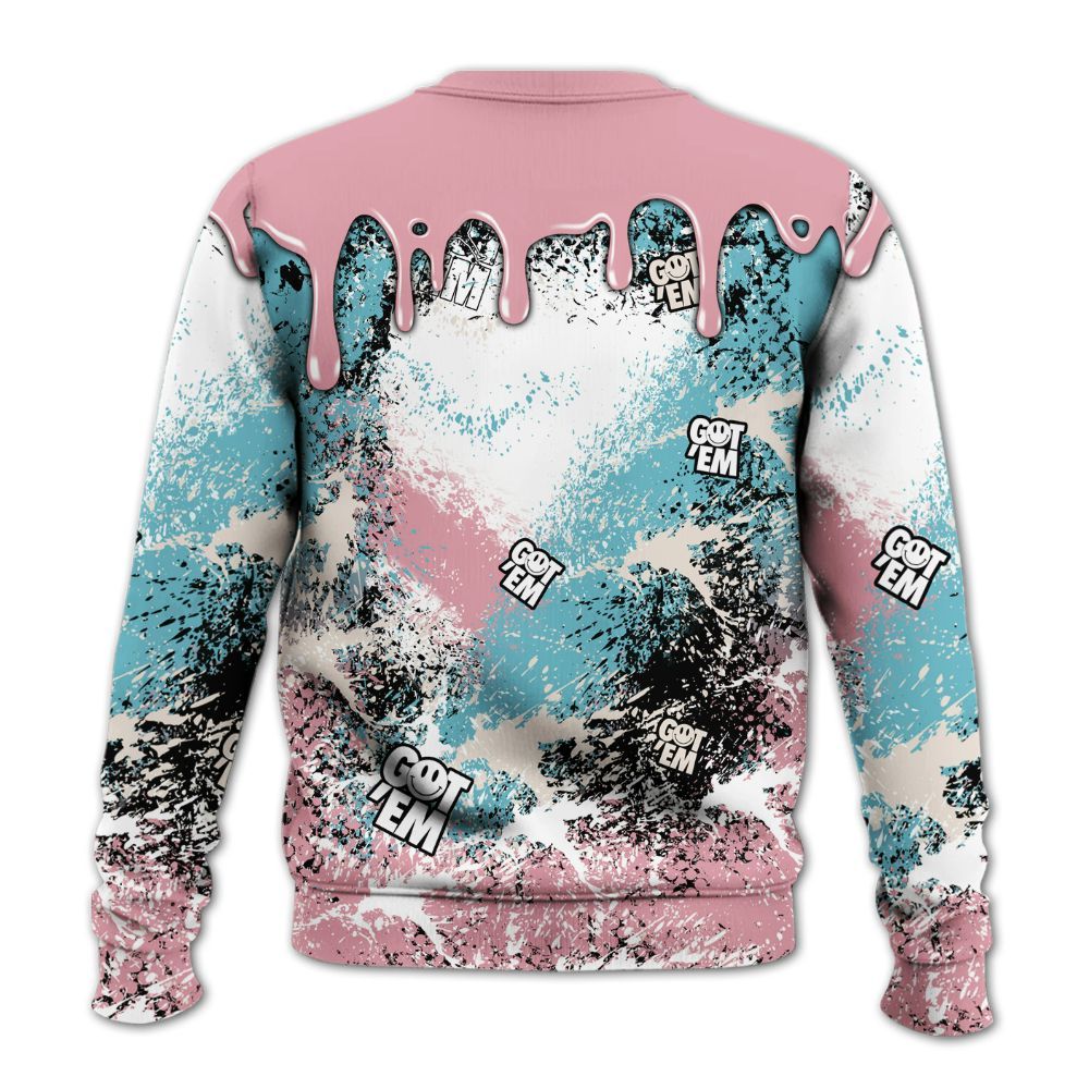 Sweatshirt To Match Doernbecher 6s - Dripping 23 Drip All Over Print