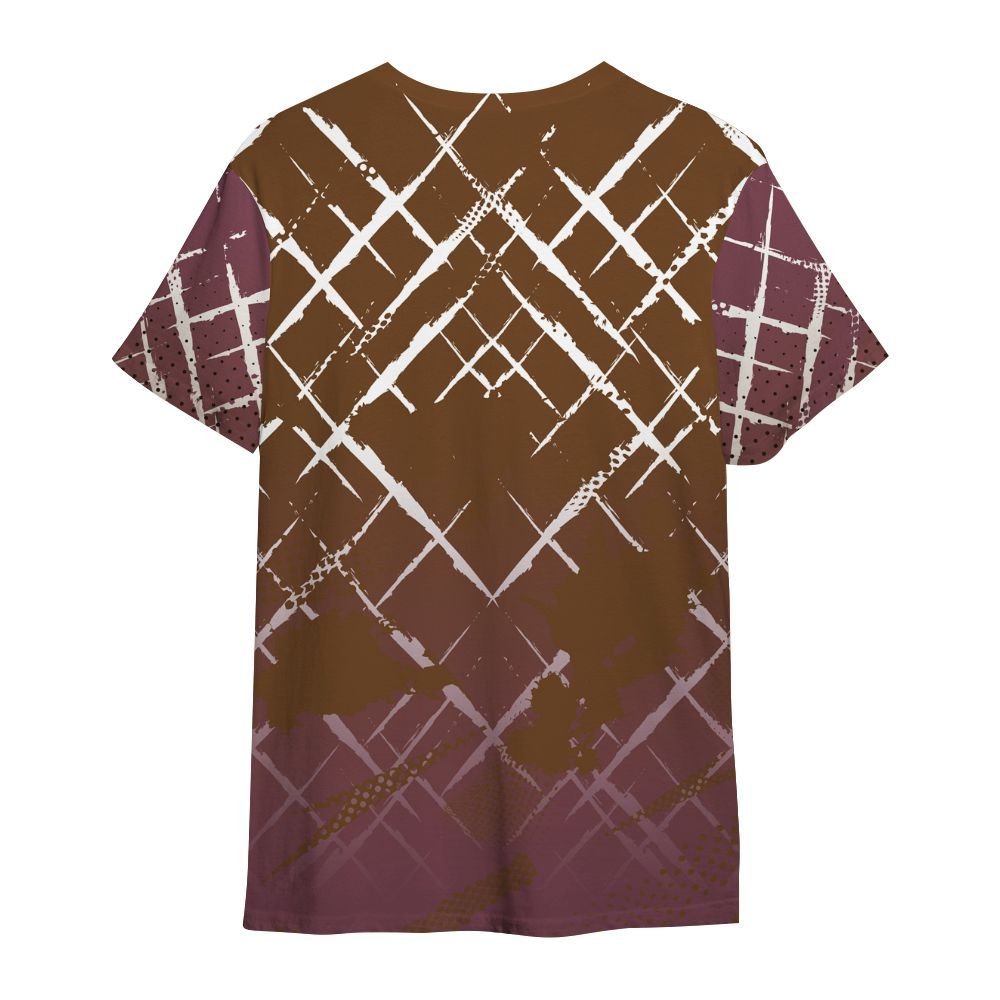Dunkare Archaeo Brown 3s Shirt, Halftone Stand Business Dripping All Over Print Unisex Shirt