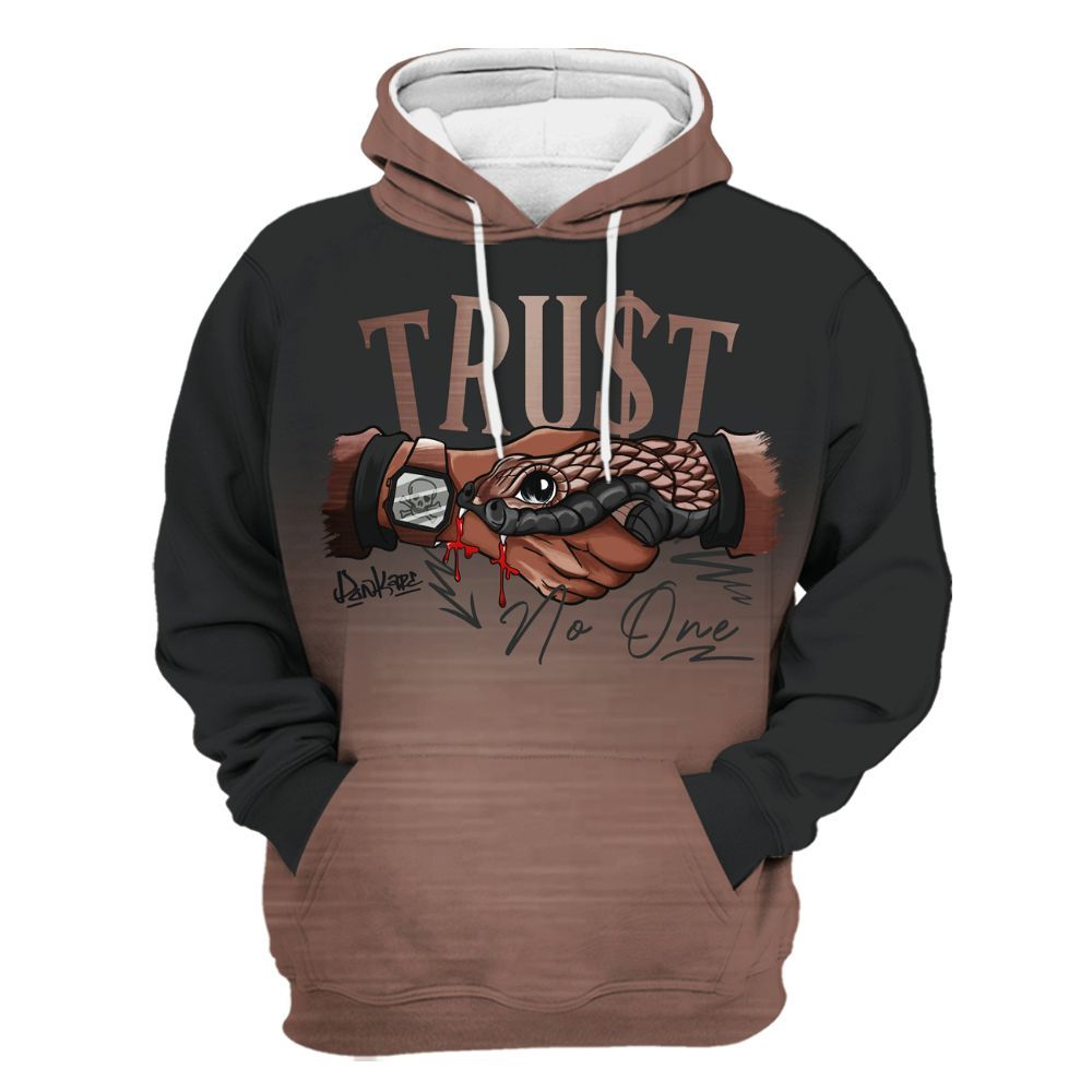 Hoodie To Match KD 4 Christmas - Snake Trust No One Drip All Over Print