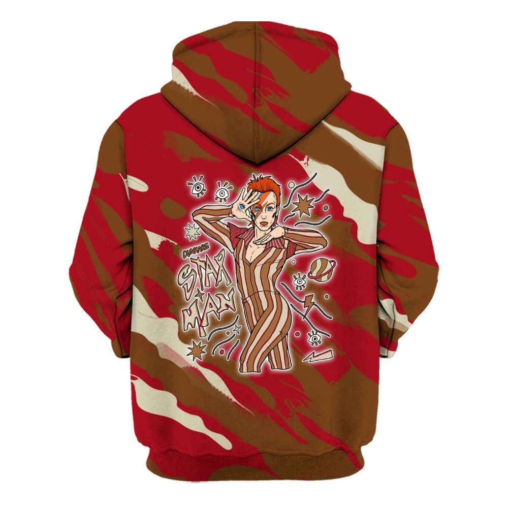Hoodie To Match Archaeo Brown 5s - Starmans Graphics Colored All Over Print