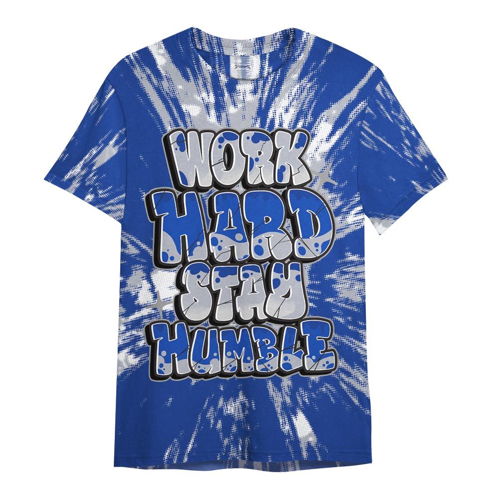 Shirt To Match Air Foamposite One Royal - Working Hard And Humble Luxury Shirt Unisex