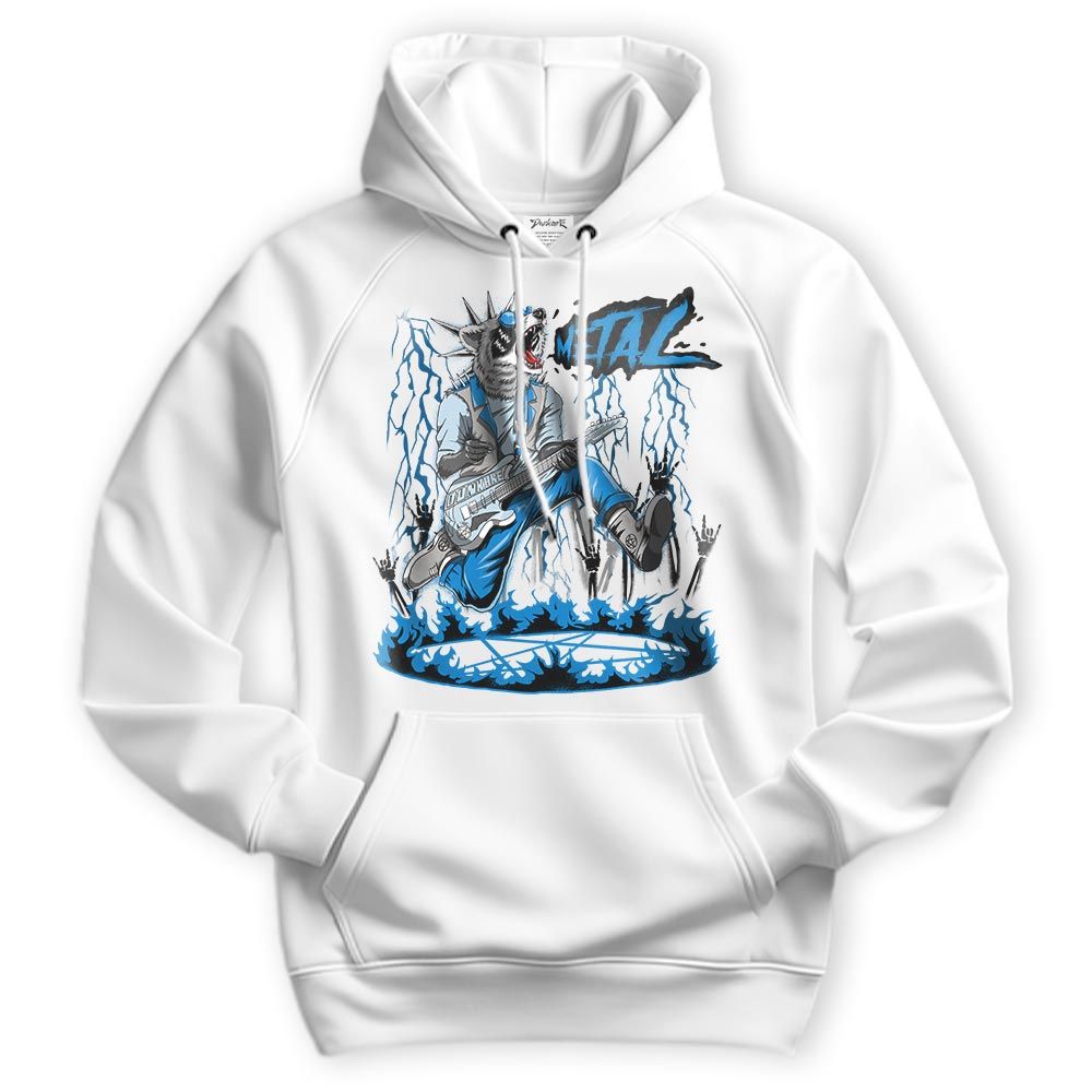 Sweatshirt To Match Industrial Blue 4s Hoodie - Punk Rock Raccoon Hoodie Unisex
