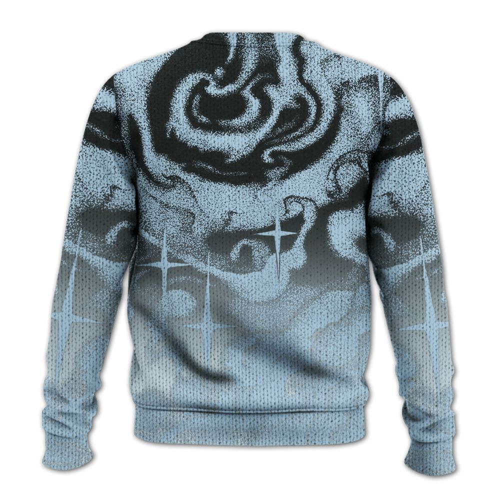 Sweater To Match Foamposite One Psychic Blue - Angel Hustle Money Graphic