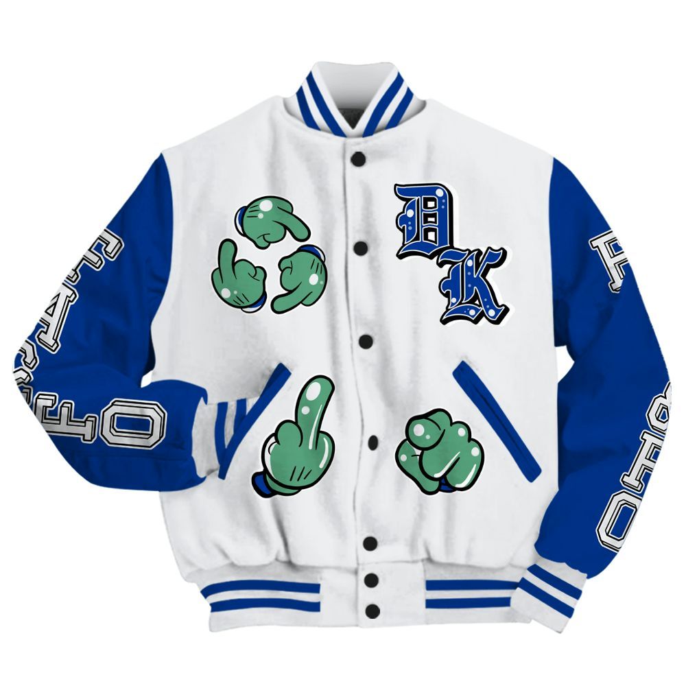 Varsity Jacket To Match Dunk Low Tennis Classic - F Around Find Out Graphic All Over Print