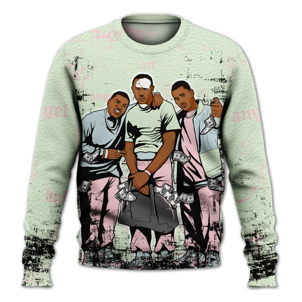 Sweatshirt To Match Spring Is In The Air 3s - Paid In Full Money All Over Print