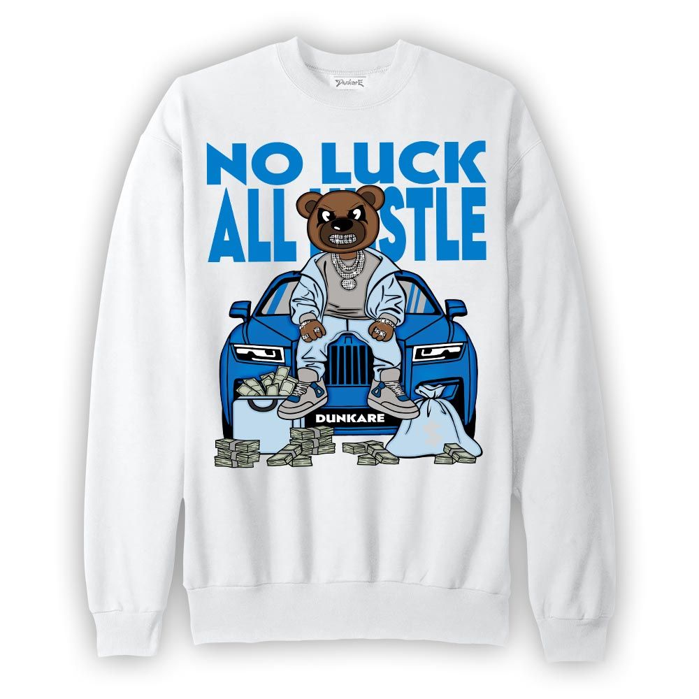 Sweatshirt To match Industrial Blue 4s Sweatshirt - So Unlucky Bear Graphic