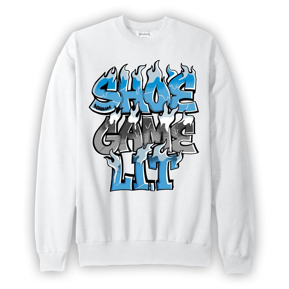 Sweatshirt To match Powder Blue 9s Sweatshirt - Shoe Game Lit Graphic Graphic