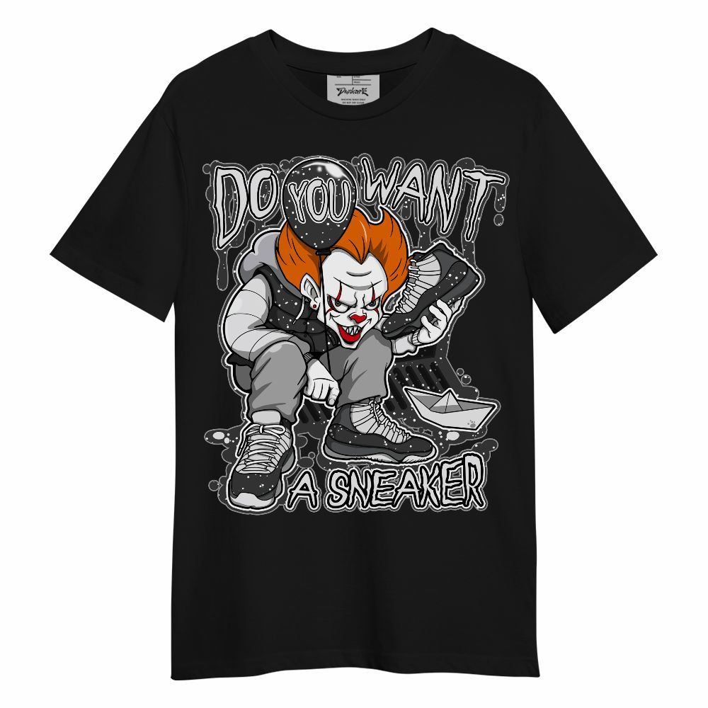 Shirt To Match Reverse Oreo 6s - Clown Scary Sneakers Halloween Graphic Unisex Shirt
