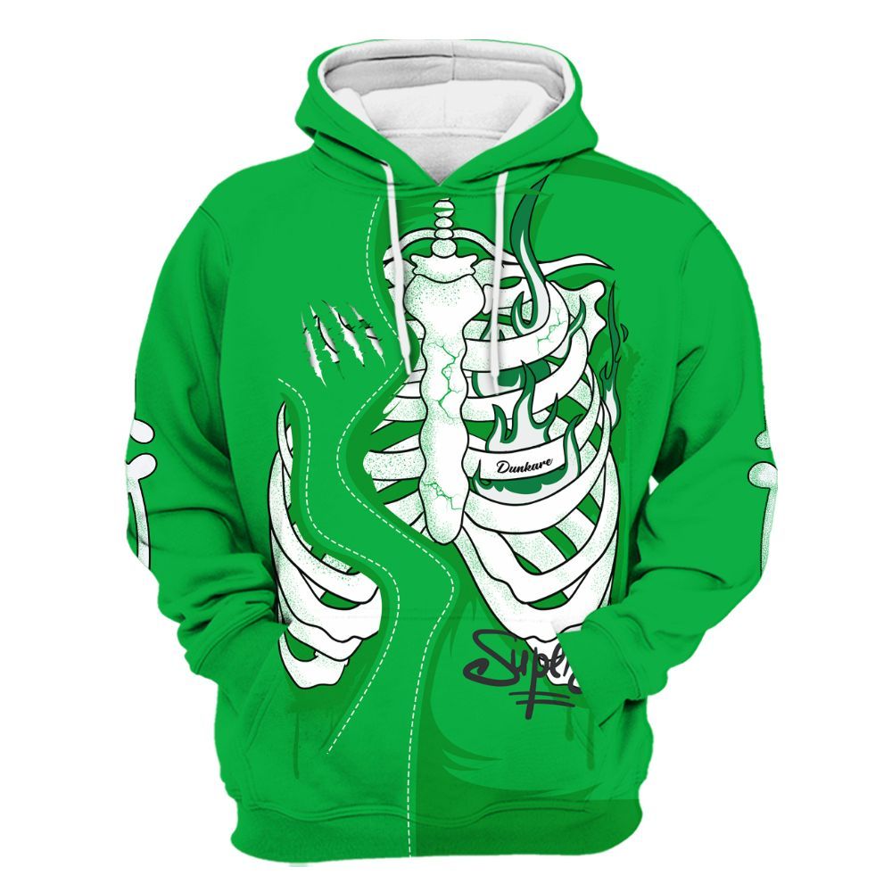Hoodie To Match Lucky Green 5s - It's The Kick For Me All Over Print
