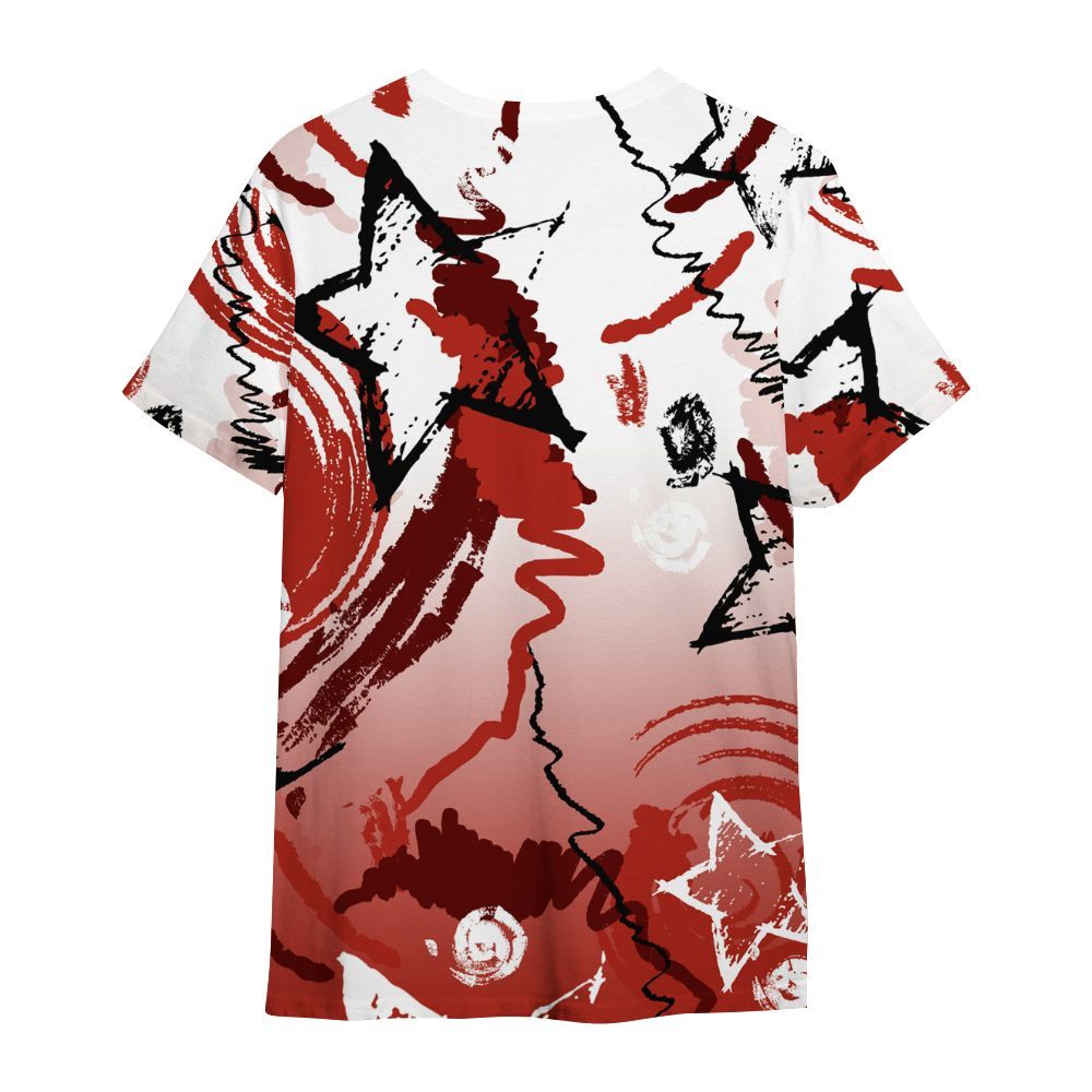 Shirt To Match SP Firewood Orange 4s - Grind Shine Later Drip All Over Print