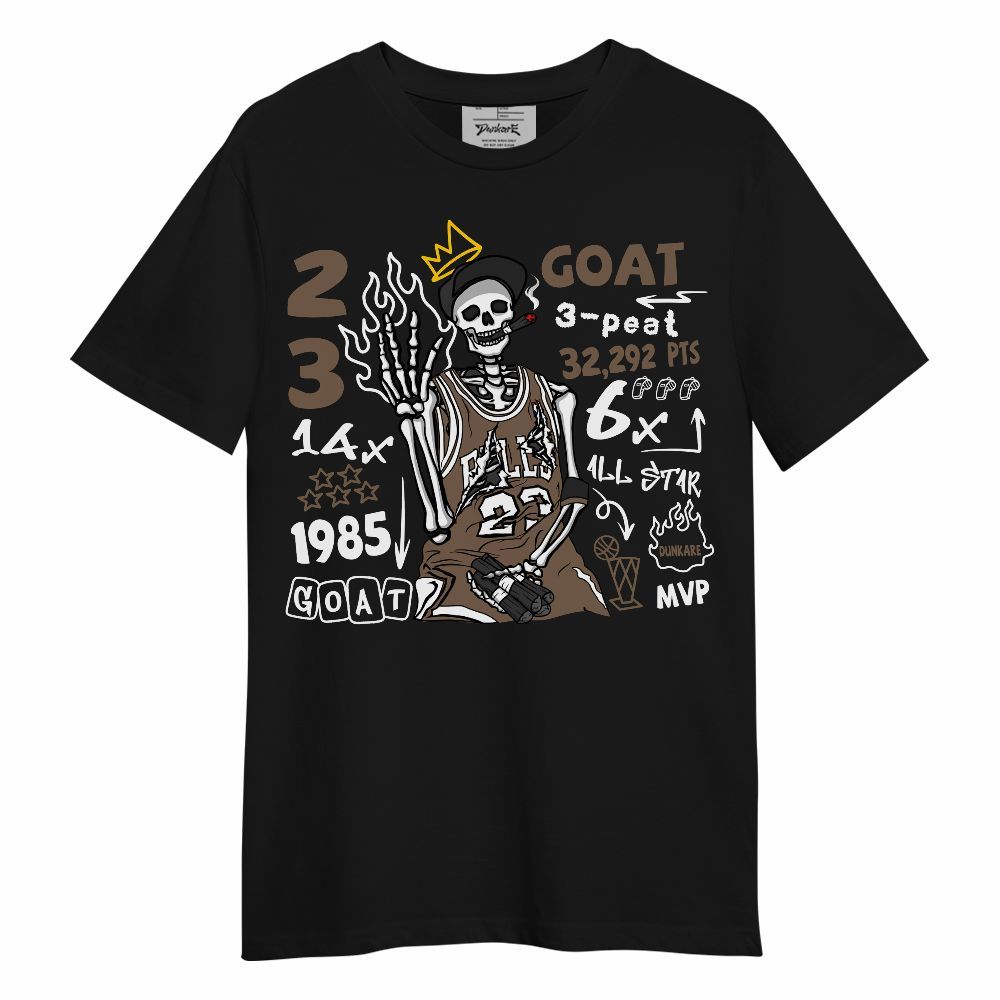 Shirt To Match Dark Mocha Jack - Number 23 G.0.A.T Streetwear Unisex Shirt