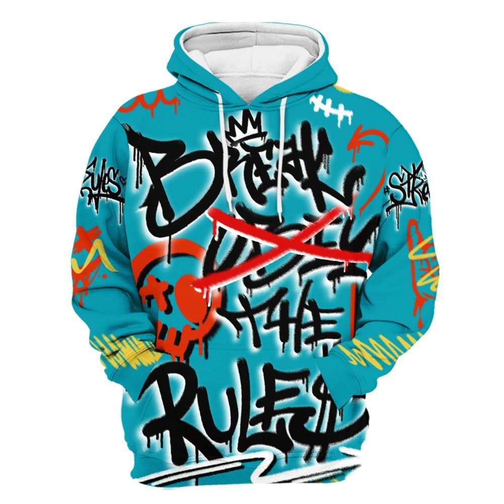 Hoodie To Match Dunk Low KD 17 N7 - Break Rules Streetwear All Over Print