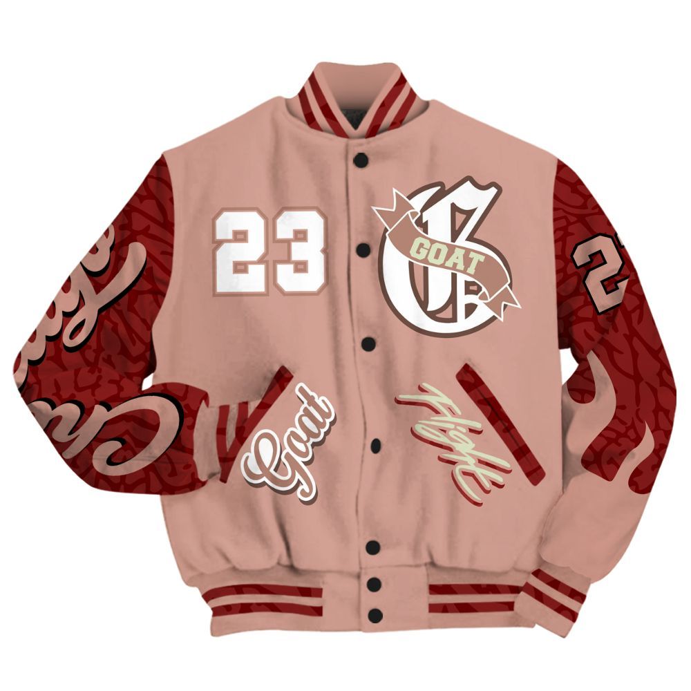 Varsity Jacket To Match Valentines Day 3s Shirt - The G.O.A.T Flight Streetwear All Over Print