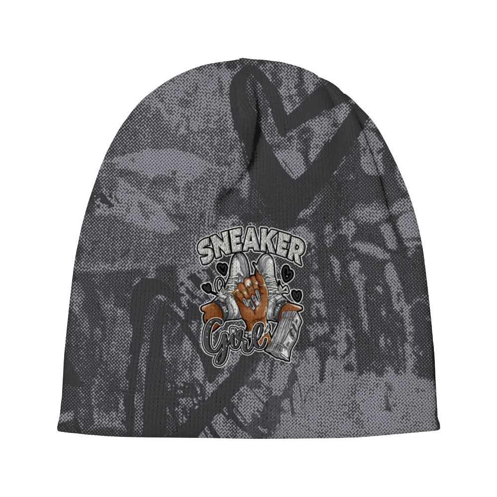 Beanie Hat To Match Fear 4s - Sneakerz Girlz Heart Grunge Graphic