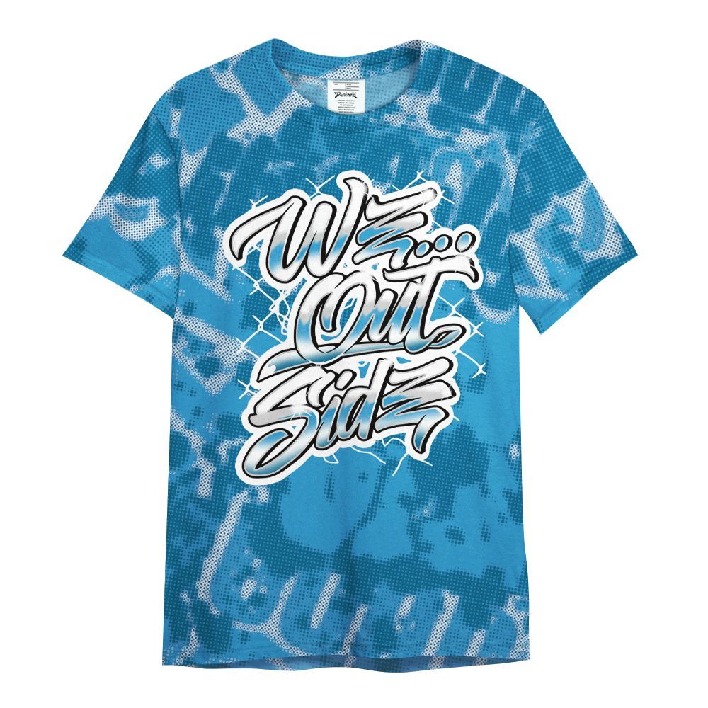 Shirt To Match Powder Blue 9s - We OutSider Graphic Street All Over Print