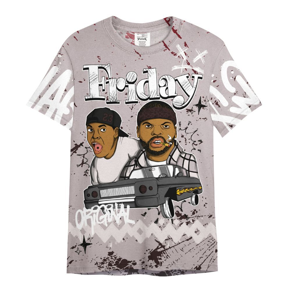 Shirt To Match AMM Air Smokey Mauve 6s - Friday Sneaker Crayon All Over Print