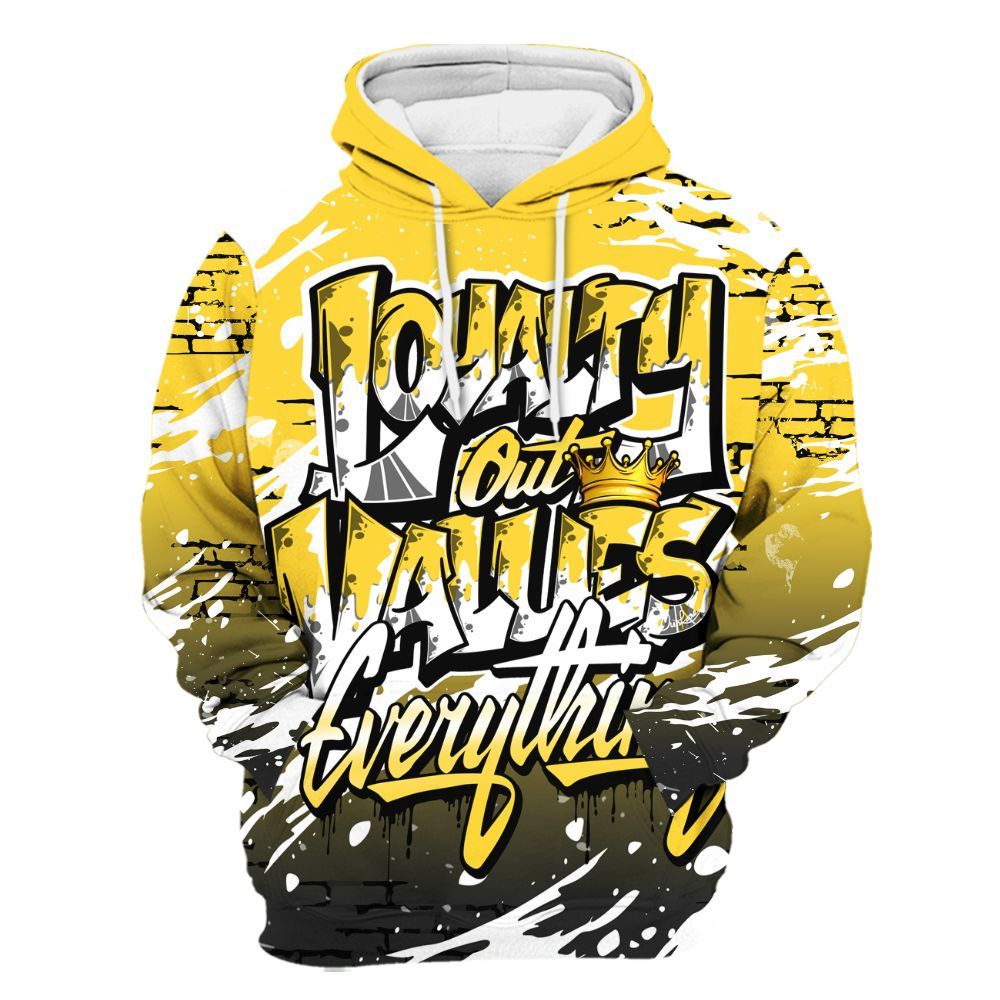 Hoodie To Match Mid New Love 2025 1s - Values Of Loyalty All Over Print