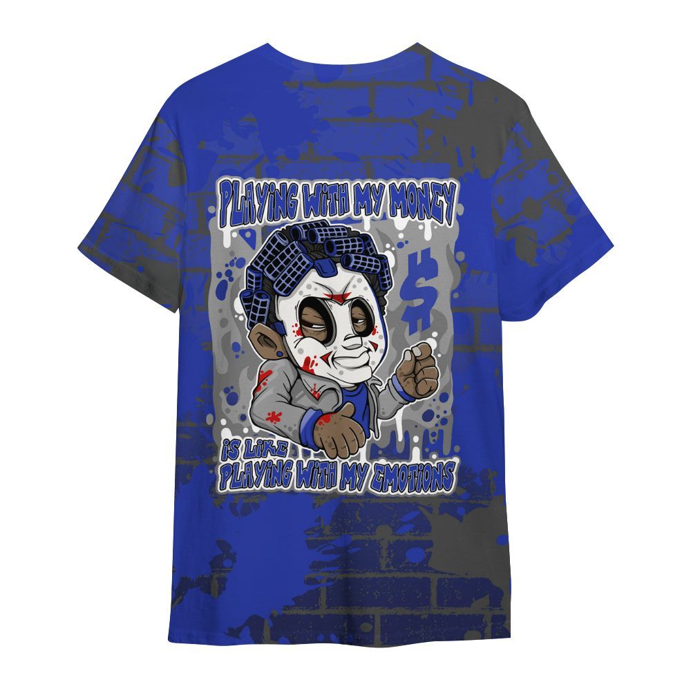 Shirt To Match Air Max Plus Black Racer Blue - Playing With My Money Graphic Halloween All Over Print