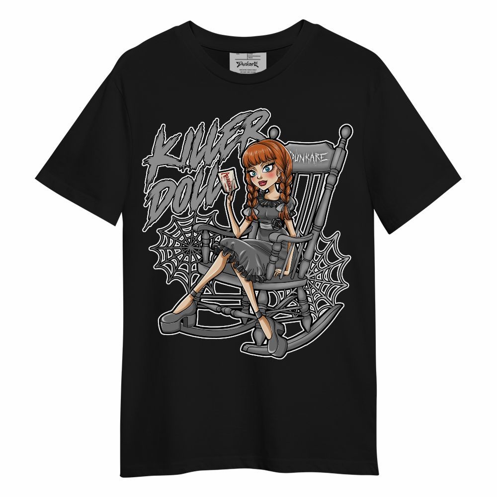 Shirt To Match Black Wolf Grey 12s - Killer Doll-A Halloween Unisex Shirt