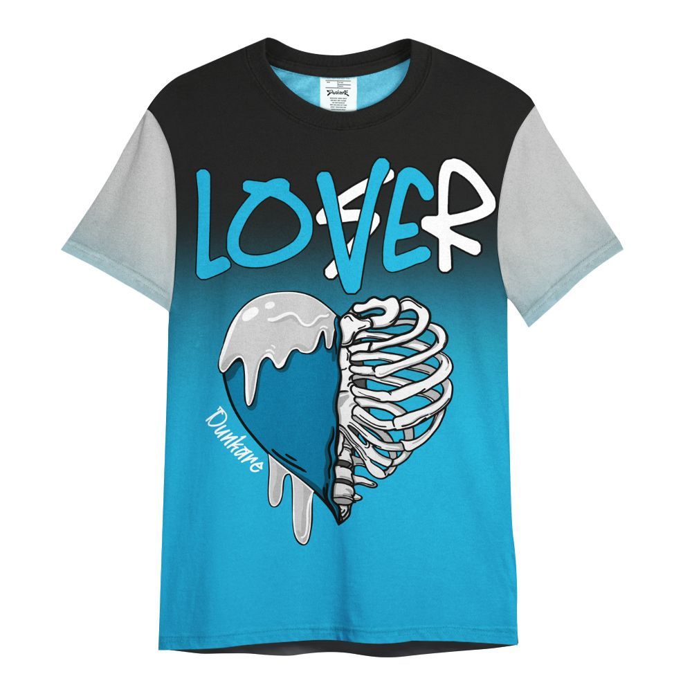 Shirt To Match Black University Blue 2026 14s - Loser Lover Dripping All Over Print
