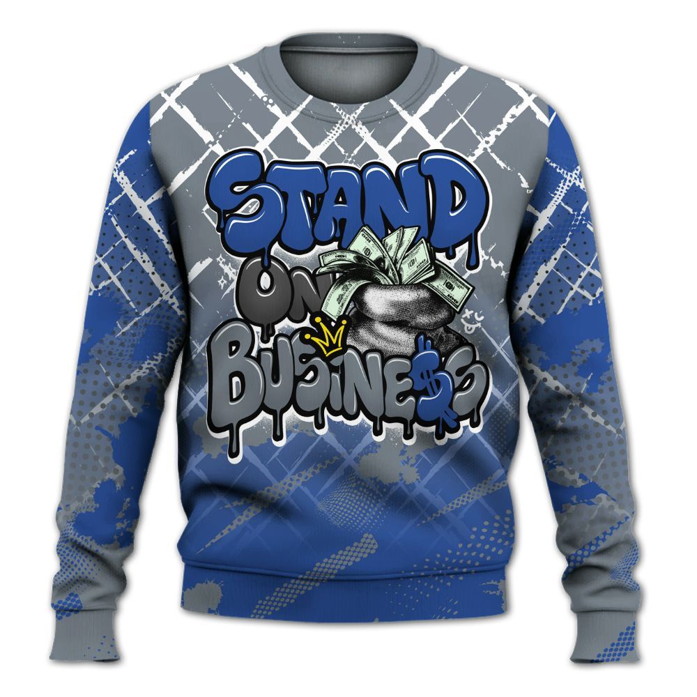 Sweatshirt To Match RS-X GS League - Halftone Stand Business Dripping All Over Print