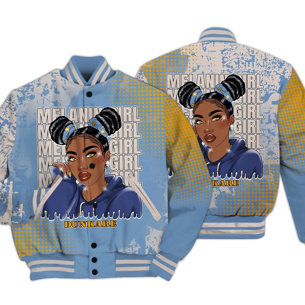 Varsity Jacket To Match High OG First In Flight 1s - Melaninn Unique Glitch Dot Varsity Jacket Unisex