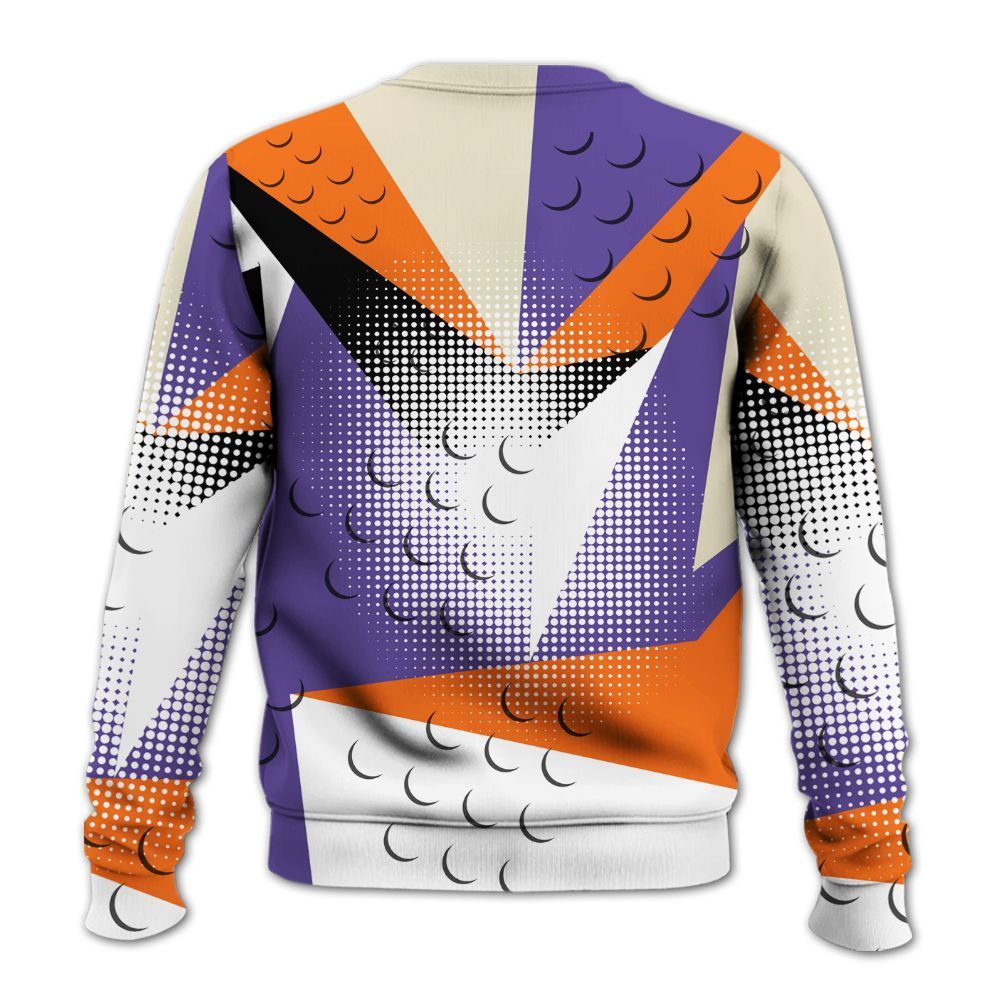 Sweatshirt To Match Air Max Waffle SP Voltage Purple - Poly Custom Name Number 23 5s All Over Print