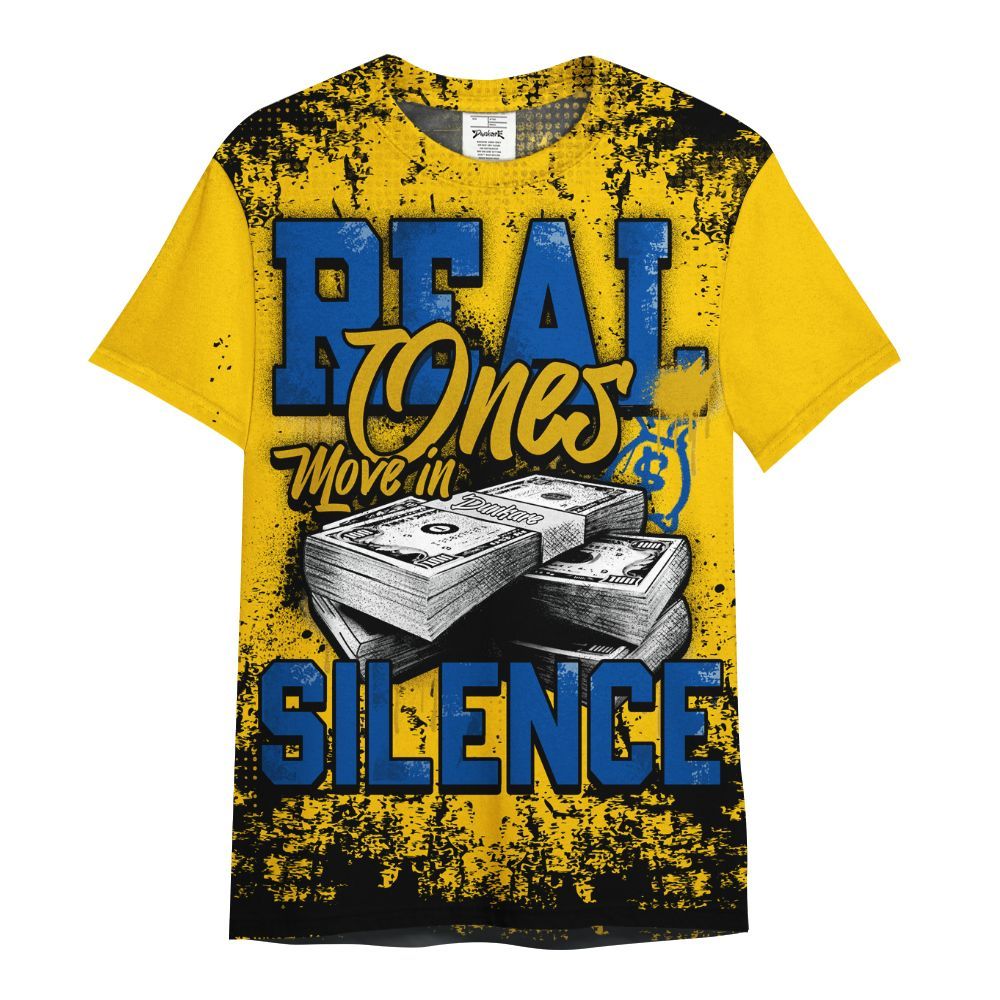 Shirt To Match High Laney 1s - Move In Silence Money Street Retro All Over Print
