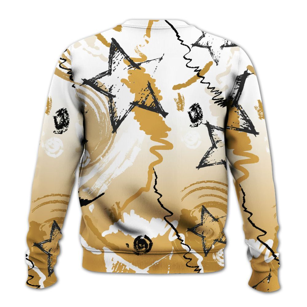 Sweatshirt To Match Low OG Rookie Of The Year 1s - Grind Shine Later Drip All Over Print