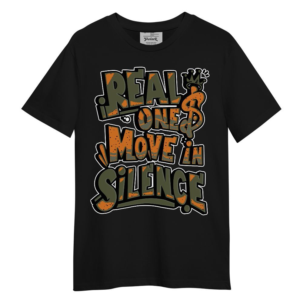 Shirt To Match Olive 5s - Ones Move In Silence Graphic Unisex Shirt