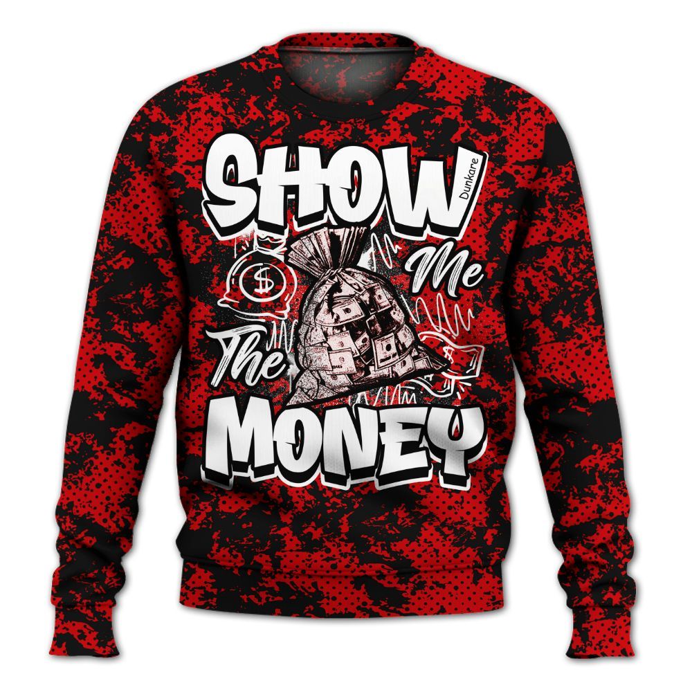 Sweatshirt To Match Ja 2 Halloween - Show Me The Money Retro All Over Print