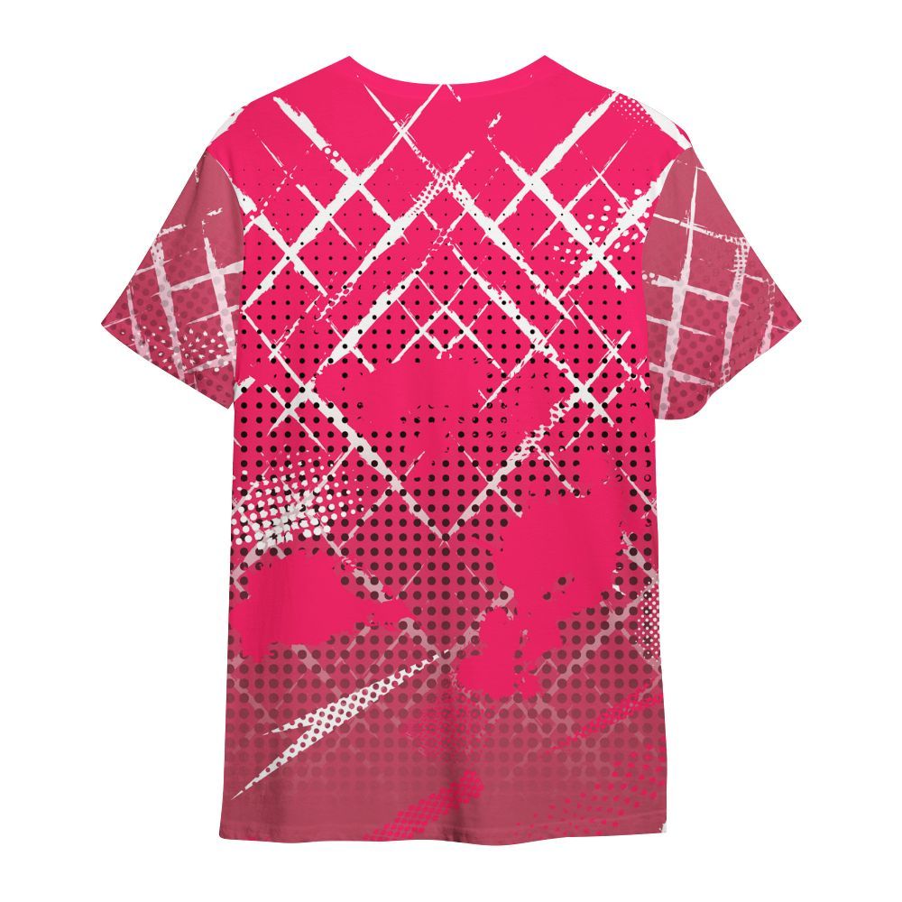 Shirt To Match A'One Hyper Pink Shirt, Halftone Stand Business Dripping All Over Print