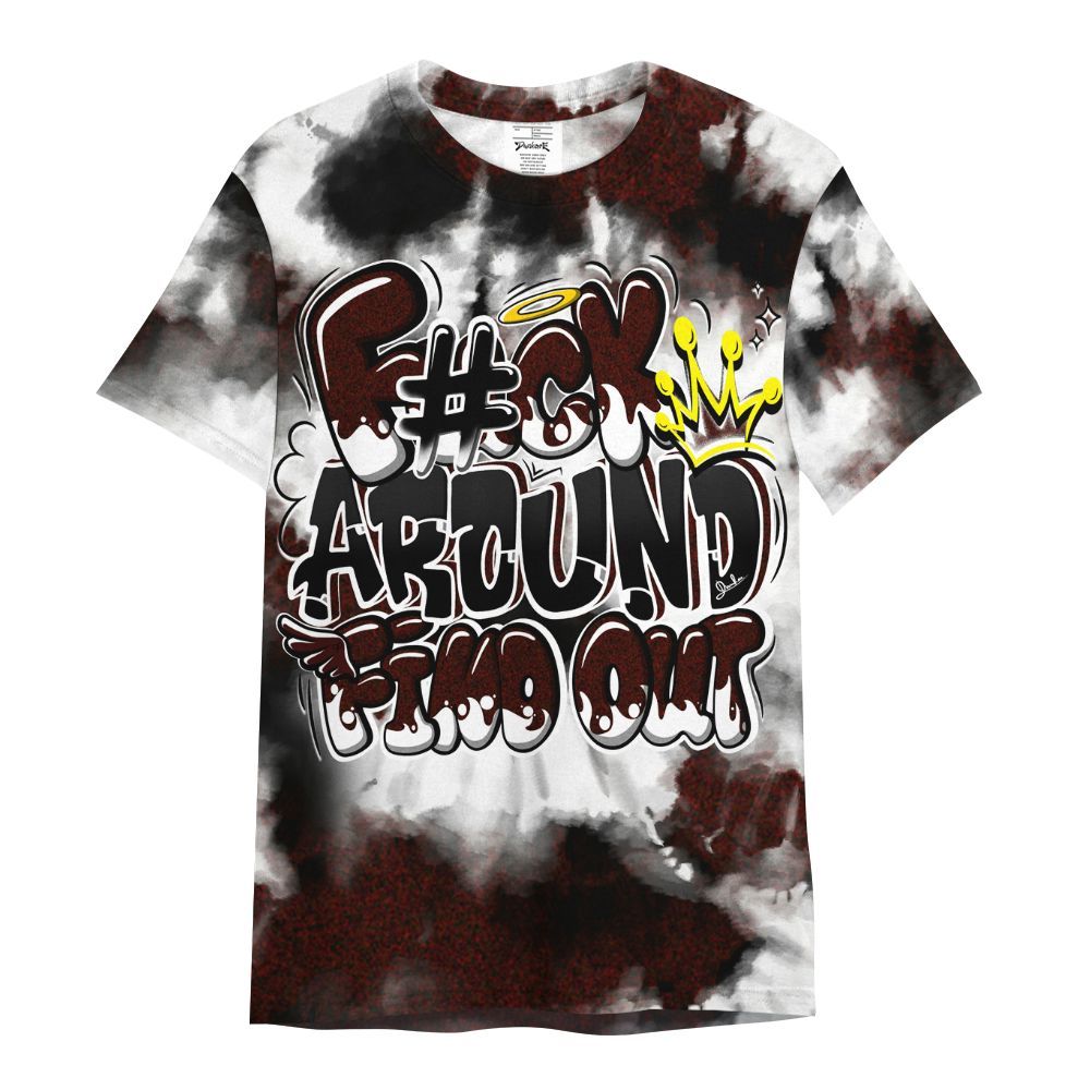 Shirt To Match Air Force 1 Low Halloween Skull 2024 - Tie Dye FK Around Find Out All Over Print