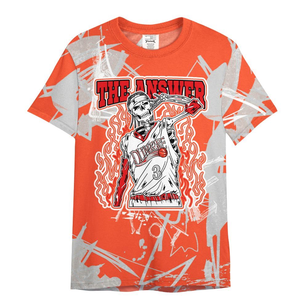 Shirt To Match Air Max 1 86 Cosmic Clay - Allen Answer Skeleton Messyz All Over Print