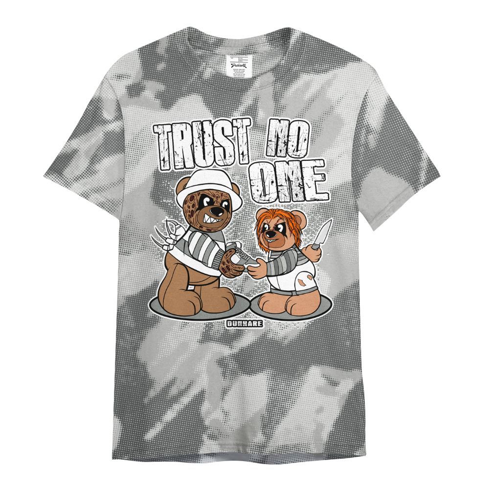 Shirt To Match Paris Olympics 4s - Trust No One Bear Abstract Halftone All Over Print