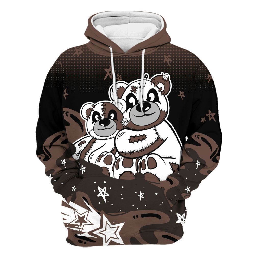 Hoodie To Match Air Force 1 Low Escape - Sincere Fondness Bear Stars All Over Print