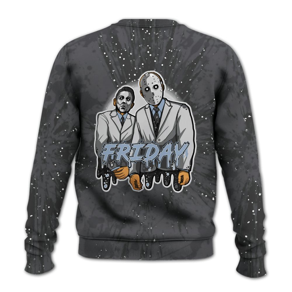 Sweatshirt To Match Reverse Oreo 6s - Friday Halloween Graphic Luxury All Over Print