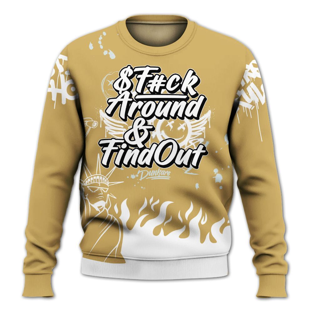 Sweatshirt To Match Craft Paris 6s - Graphic Fck Around Find Out All Over Print